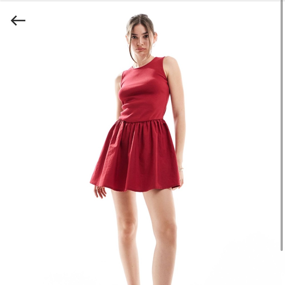 ASOS Poplin skirt mini dress. Sold out online!!